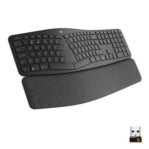  Logitech Wireless Keyboard ERGO K860, US INTL, Central, Graphite