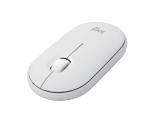 Logitech Pebble M350s Wireless Bluetooth Mouse White