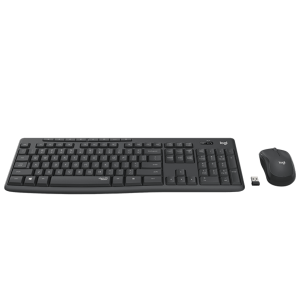 Logitech MK295 Silent Wireless Combo keyboard Mouse included US-INT Graphite (920-009800)